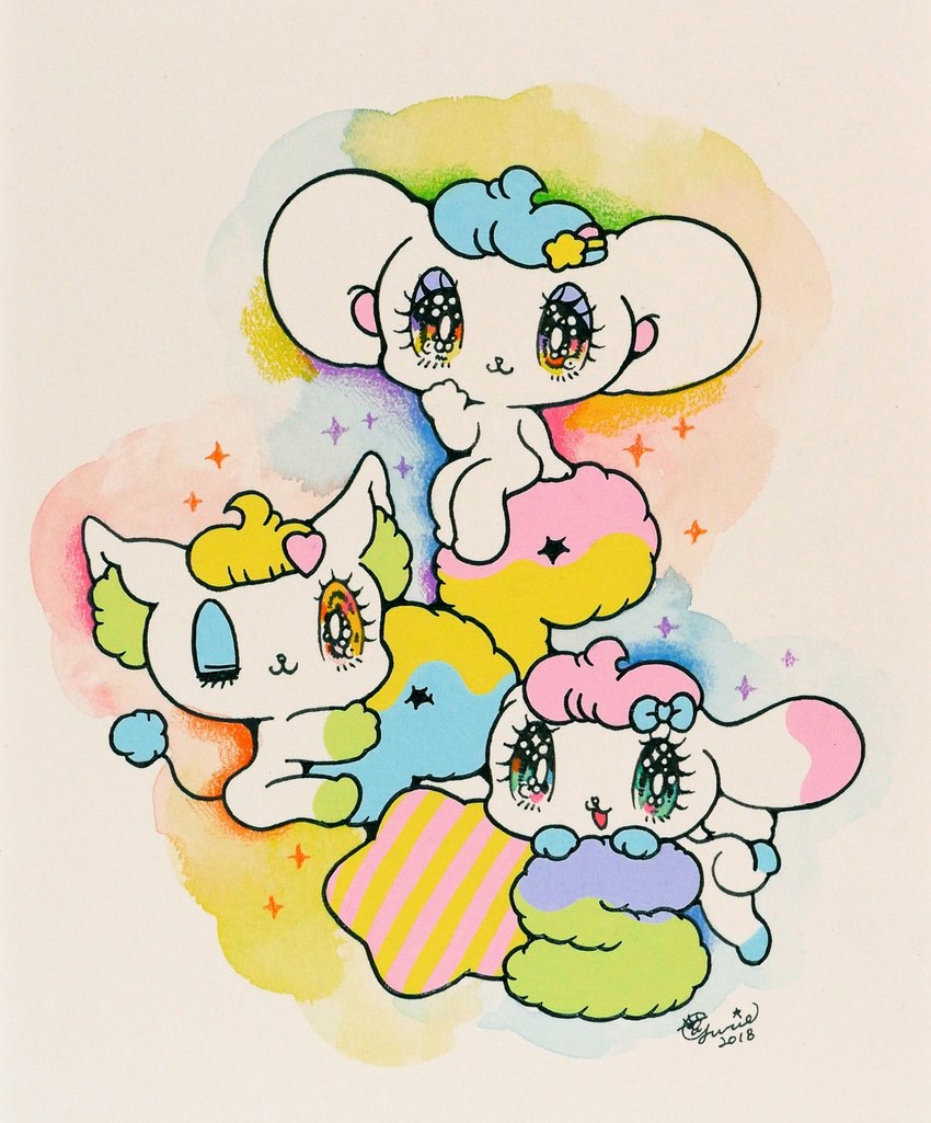 cune, melo, and rue (peropero sparkles) created by yurie sekiya