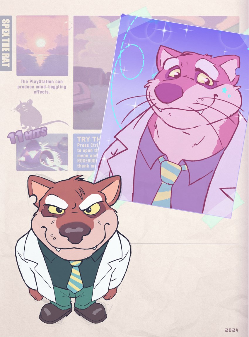 dr. mink (brok the investigator and etc) created by spectral-bat