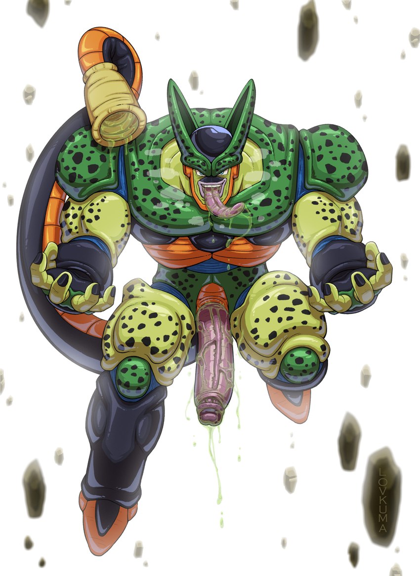 cell and semi-perfect cell (dragon ball) created by lovkuma