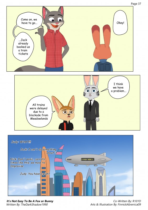 finnick, jack savage, judy hopps, and nick wilde (zootopia and etc) created by finnickabrenica09