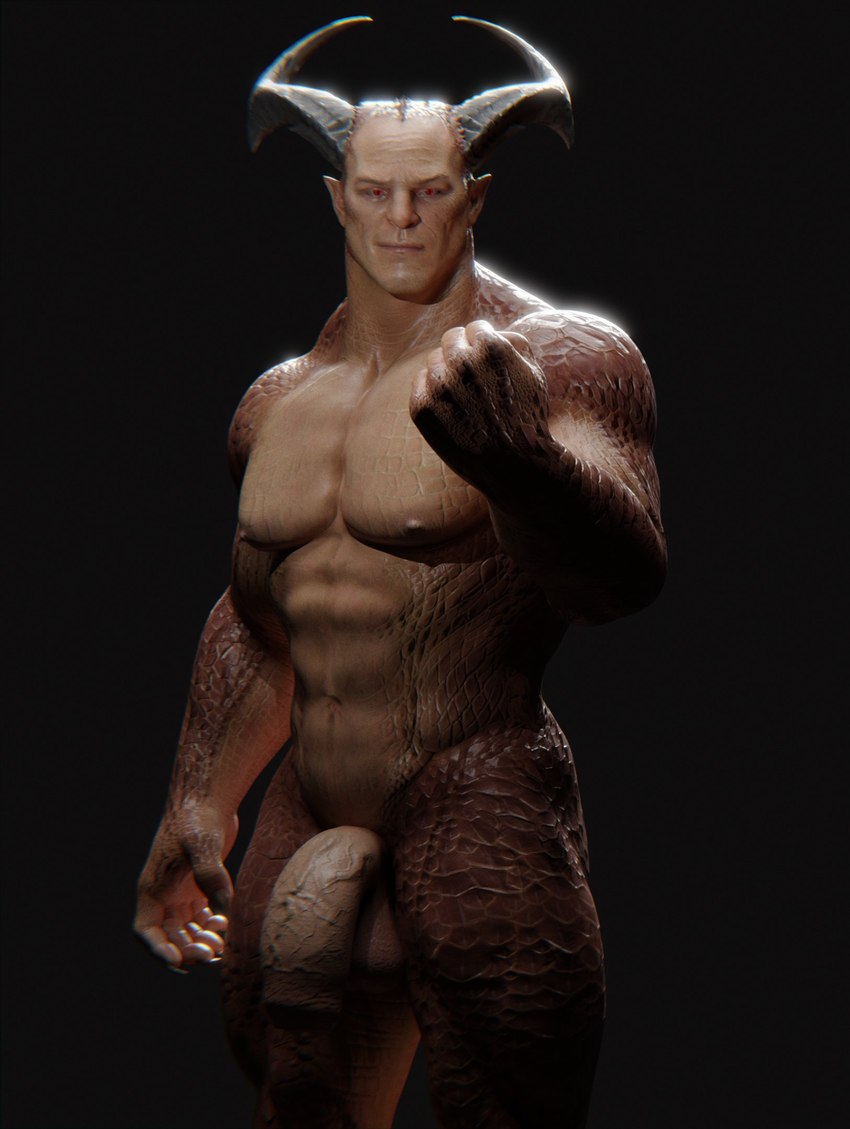 2_horns abs balls genitals horn male muscular muscular_humanoid muscular_male nipples pecs penis scales solo vein veiny_penis voluox mortal_kombat mortal_kombat_1 mythology shao_kahn animal_humanoid dragon dragon_humanoid humanoid mythological_creature mythological_scalie scalie 3d_(artwork) digital_media_(artwork) hi_res