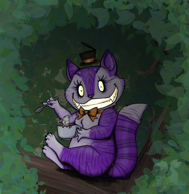 cheshire cat (if it fits i sits (meme) and etc) created by scuter