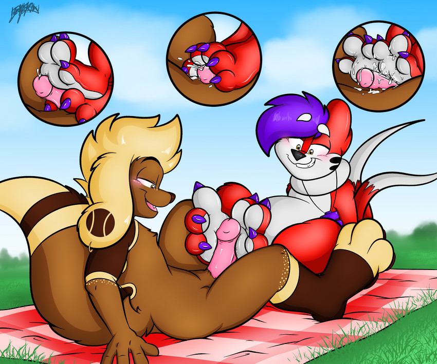 archie otterdog and stormer swiftpaws (nintendo and etc) created by benjipaws