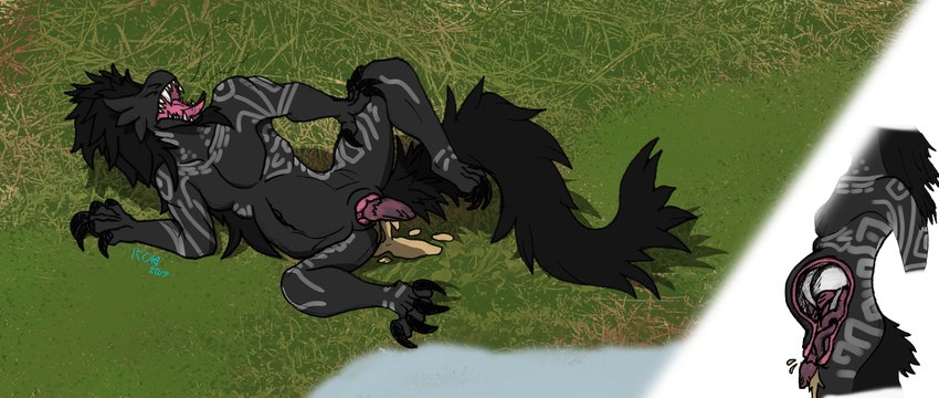 abdomen_markings ambiguous_gender amniotic_fluid animal_genitalia anthro baby belly belly_squish birth black_body black_claws black_mane black_tail bodily_fluids breath chest_markings claws cloaca cloaca_juice egg eyeless fangs feet female fetus flat_chested foot_markings genital_fluids genitals grass group hatching internal labor leg_markings live_birth lying lying_on_ground mane markings muscular muscular_female navel neck_markings on_ground on_side open_mouth pain panting photo_background plant pond pooling pregnant pregnant_anthro pregnant_female raised_leg sharp_teeth spread_legs spreading squish tail teeth tongue tongue_out uterus vaginal_birth water white_markings young haribunawa grundyr_(haribunawa) kalnyr_(haribunawa) thetir_(haribunawa) tolzir_(haribunawa) alien karo-amu hi_res photography_(artwork) signature daughter_(lore) mother_(lore) mother_and_child_(lore) mother_and_daughter_(lore) mother_and_son_(lore) parent_(lore) parent_and_child_(lore) parent_and_daughter_(lore) parent_and_son_(lore) sibling_(lore) son_(lore) triplets_(lore)