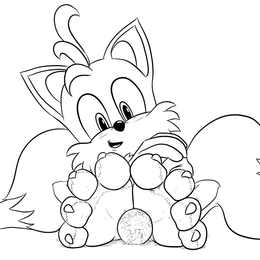 2_tails 4_toes anthro earth feet feet_on_planet foot_fetish foot_focus humanoid_feet macro male multi_tail planet plantigrade sitting sitting_on_ground smile soles solo tail terra_macro toes xtreme7 sega sonic_the_hedgehog_(series) miles_prower canid canine fox mammal 1:1 2016 hi_res line_art monochrome