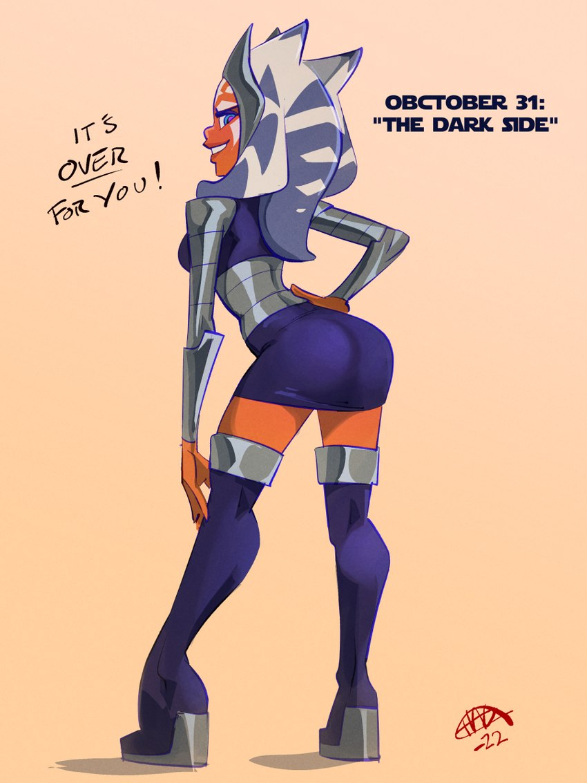 ahsoka tano and princess komand'r (teen titans and etc) created by rockbottomfeeder