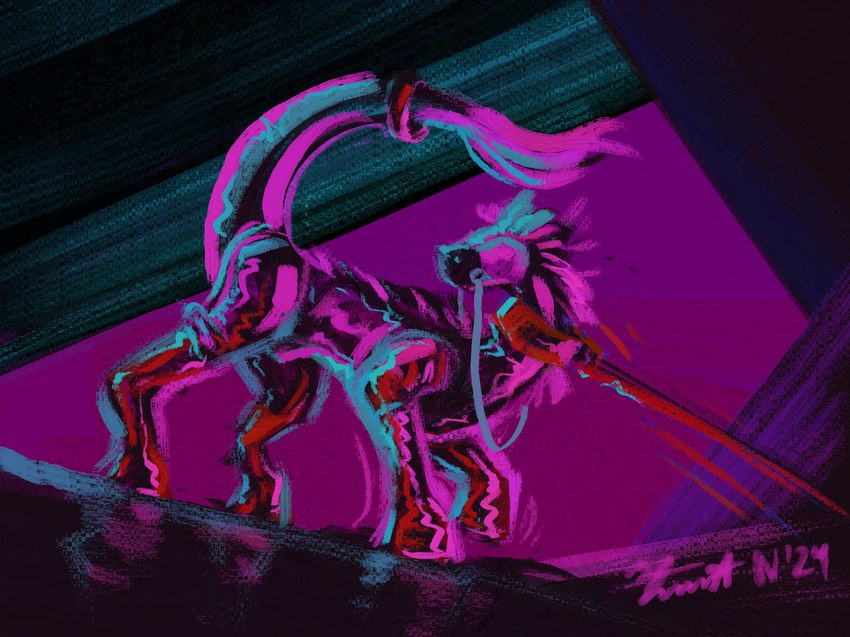 abstract_background ambiguous_gender bound bridle clothed clothing collar feral footwear handwear high_heels latex latex_clothing latex_handwear latex_legwear leash leash_pull leashed_collar legwear rubber_clothing shoes solo tail text drangir mythology dragon mythological_creature mythological_scalie scalie absurd_res colored_sketch english_text hi_res sketch