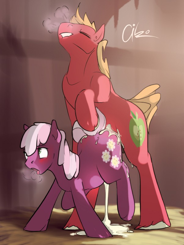big macintosh and cheerilee (friendship is magic and etc) created by aiko stable