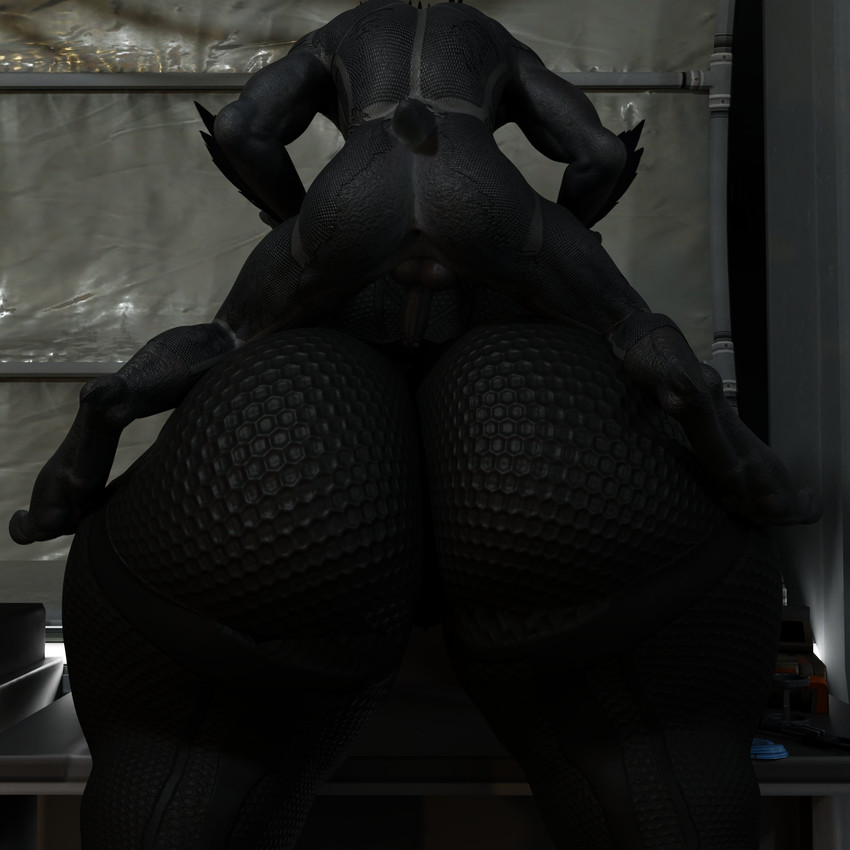 anthro anthro_on_top anus arm_feathers arm_tuft balls beak bent_over bent_over_desk big_butt bodysuit butt clothed clothing digitigrade duo erection female female_on_anthro female_on_bottom from_behind_position genitals grey_body grey_scales interspecies larger_female larger_on_bottom male male/female male_anthro male_on_top on_bottom on_top penis perching_position profanity scales sex short_tail size_difference skinsuit smaller_anthro smaller_male smaller_on_top spurs_(anatomy) tail text thick_thighs tight_clothing torn_bodysuit torn_clothing torn_skinsuit tuft dorkle24 no-name-no-problem_(modeler) halo_(series) microsoft xbox_game_studios alien avian kig-yar sangheili scalie t'vaoan 1:1 3d_(artwork) colored digital_media_(artwork) english_text hi_res