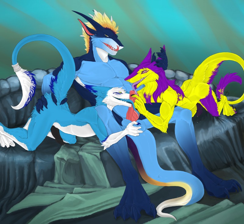 blusky, teryx commodore, and zett (mythology) created by neverneverland