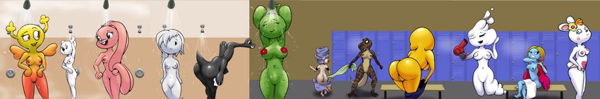 aged_up anthro anus breasts butt cactus chibi cloud communal_shower female genitals group locker locker_room nipples nude plant pussy shower towel towel_on_head wide_image thunderouserections cartoon_network the_amazing_world_of_gumball anais_watterson carmen_verde carrie_krueger jamie_russo masami_yoshida molly_collins penny_fitzgerald rachel_wilson rosie_(tawog) sarah_g._lato teri_(tawog) tina_rex air_creature air_humanoid animal_humanoid bear bovid bovid_humanoid bovine bovine_humanoid cactus_creature cactus_humanoid cattle_humanoid cloud_humanoid dinosaur elemental_creature elemental_humanoid flora_fauna ghost humanoid ice_cream_creature ice_cream_humanoid lagomorph leporid living_cloud mammal mammal_humanoid plant_humanoid prehistoric_species rabbit rainbow_lass reptile sauropod sauropodomorph scalie spirit theropod tyrannosaurid tyrannosauroid tyrannosaurus tyrannosaurus_rex absurd_res hi_res long_image