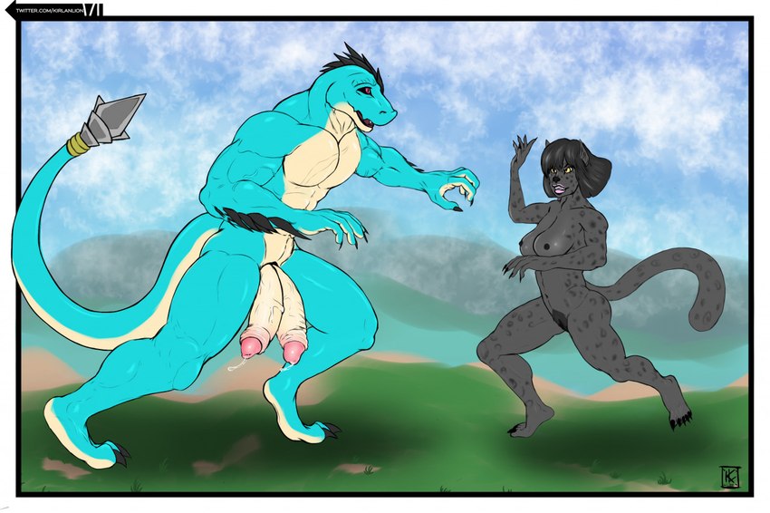 xiuhcoatl and yaotl the nahual (mesoamerican mythology and etc) created by kirlanlion