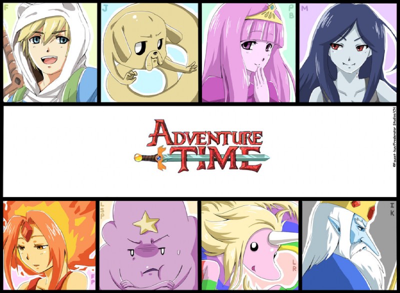 lumpy space princess, princess bubblegum, marceline abadeer, finn the human, flame princess, and etc (cartoon network and etc) created by radical-rhombus-xd