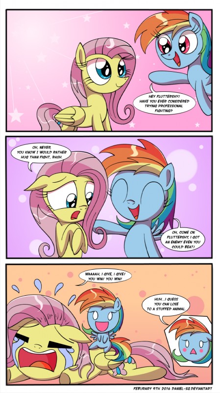 fluttershy and rainbow dash (friendship is magic and etc) created by daniel-sg