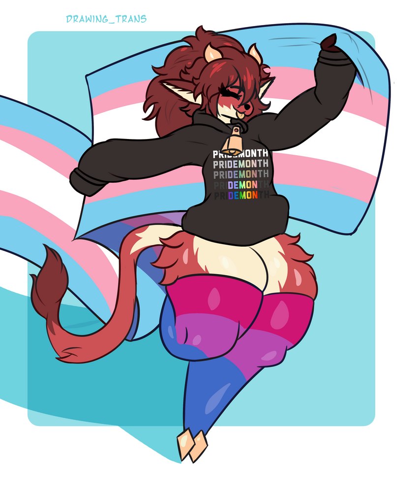 milkshake (lgbt pride month and etc) created by drawing trans