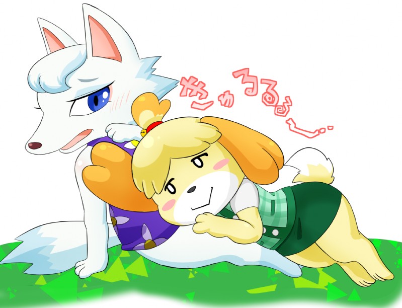 isabelle and whitney (animal crossing and etc) created by hoshi (artist)