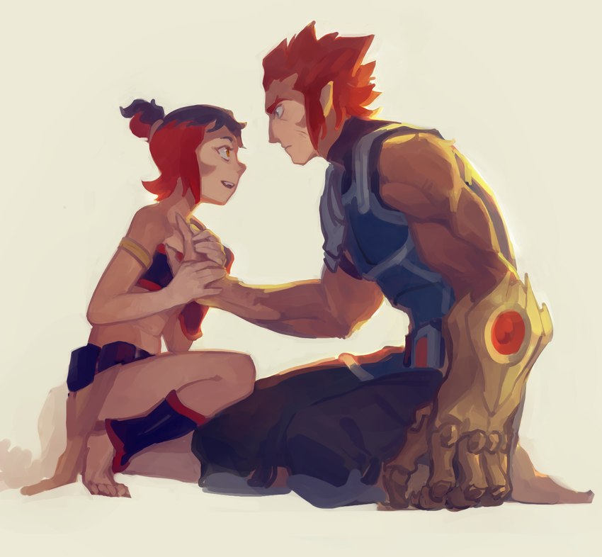 lion-o and wilykit (thundercats 2011 and etc) created by feason