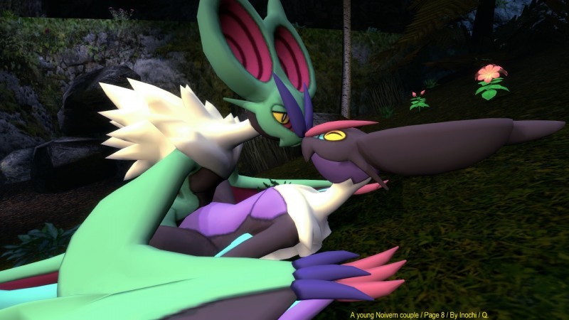 alternate_color cuddling detailed_background duo female feral flower fluffy forest fur hug kissing love male membrane_(anatomy) membranous_wings on_top outside plant romantic romantic_couple smile text tree wings inochi unknown_artist a_young_noivern_couple european_mythology garry's_mod mythology nintendo pokemon valve lin lucian wang_(char) dragon generation_6_pokemon mythological_creature mythological_scalie noivern pokemon_(species) scalie shiny_pokemon western_dragon wyvern 16:9 3d_(artwork) crossover digital_media_(artwork) english_text hi_res widescreen