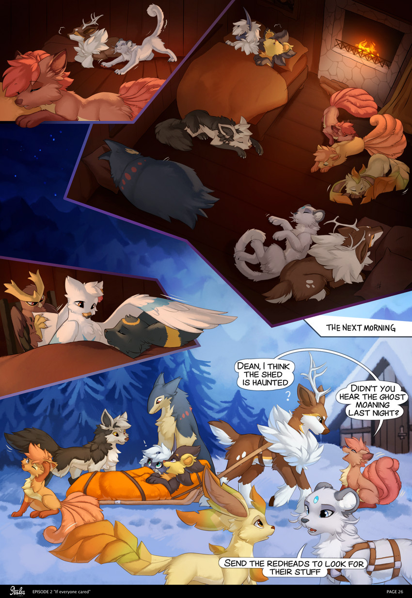 felicity, breanna, fallie, glacie, kalani, and etc (9tales comic and etc) created by hioshiru and kejifox