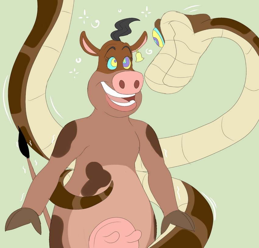 bessy and kaa (barnyard (series) and etc) created by plsgts