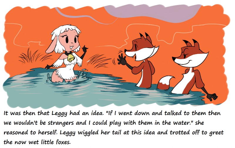 anthro bell female group lake male nude outside skinny_dipping smile text water chochi droopy_(series) metro-goldwyn-mayer sheep_wrecked fox_brothers leggy_lamb bovid canid canine caprine domestic_sheep fox mammal sheep english_text brother_(lore) brothers_(lore) sibling_(lore) twins_(lore)