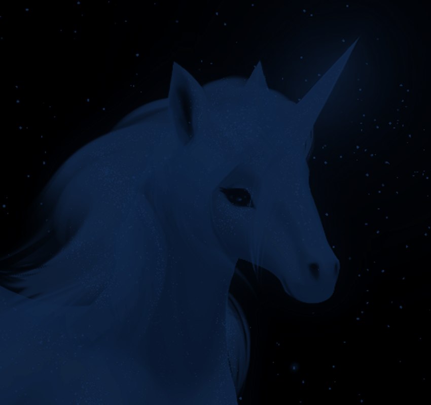 ambiguous_gender feral horn png_file simple_background solo transparent_background trigaroo mythology the_last_unicorn amalthea_(tlu) equid equine horse mammal mythological_creature mythological_equine unicorn 2024 alpha_channel black_and_blue digital_drawing_(artwork) digital_media_(artwork) hi_res monochrome portrait signature female_(lore)