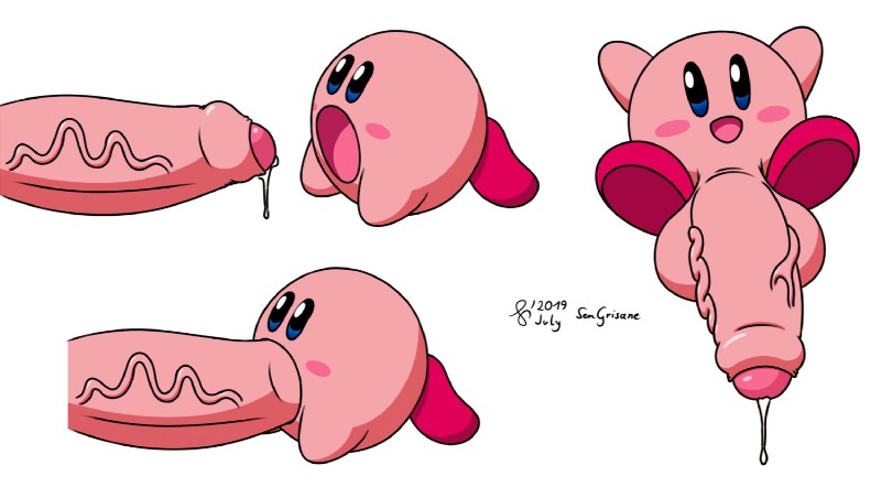 kirby (kirby (series) and etc) created by sen grisane (artist)