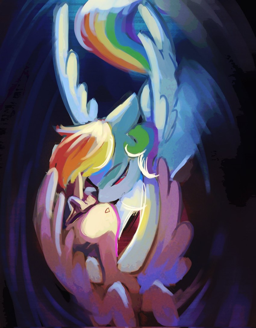 rainbow dash and twilight sparkle (friendship is magic and etc) created by sinful pie