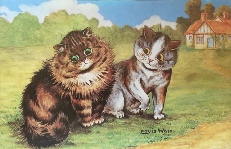 public domain and etc created by louis wain