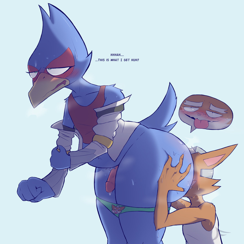 falco lombardi and fox mccloud (nintendo and etc) created by fawxythings