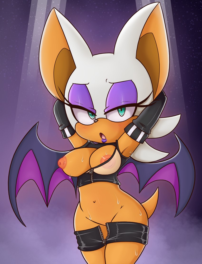 rouge the bat (sonic the hedgehog (series) and etc) created by es74 and tenshigarden