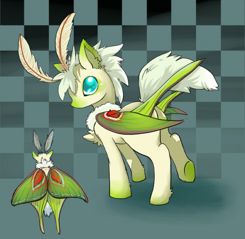 alternate_species ambiguous_gender antennae_(anatomy) blue_eyes feral hair insect_wings ponification quadruped solo tail teal_eyes white_hair wings darkdragonden hasbro my_little_pony mythology fan_character arthropod equid equine hybrid insect lepidopteran luna_moth mammal moth mythological_creature mythological_equine pegasus saturniid 2012