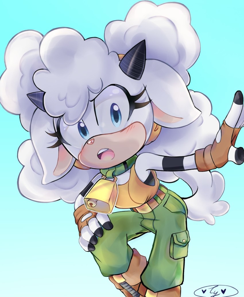 lanolin the sheep (sonic the hedgehog (comics) and etc) created by zeldamiley