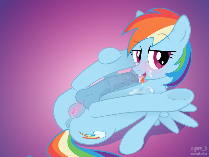 rainbow dash (friendship is magic and etc) created by syoee b