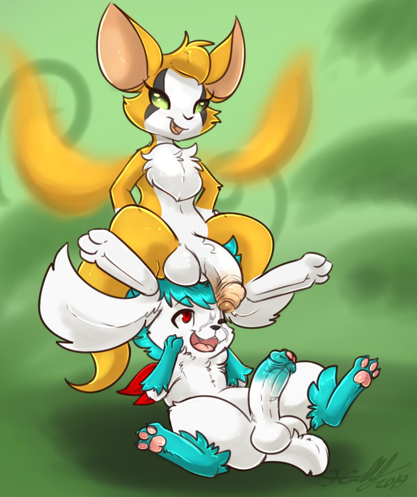 fidget and jeison (dust: an elysian tail and etc) created by xilrayne