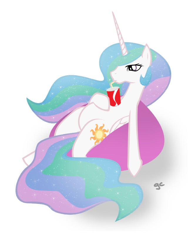 princess celestia (friendship is magic and etc) created by grilledcat
