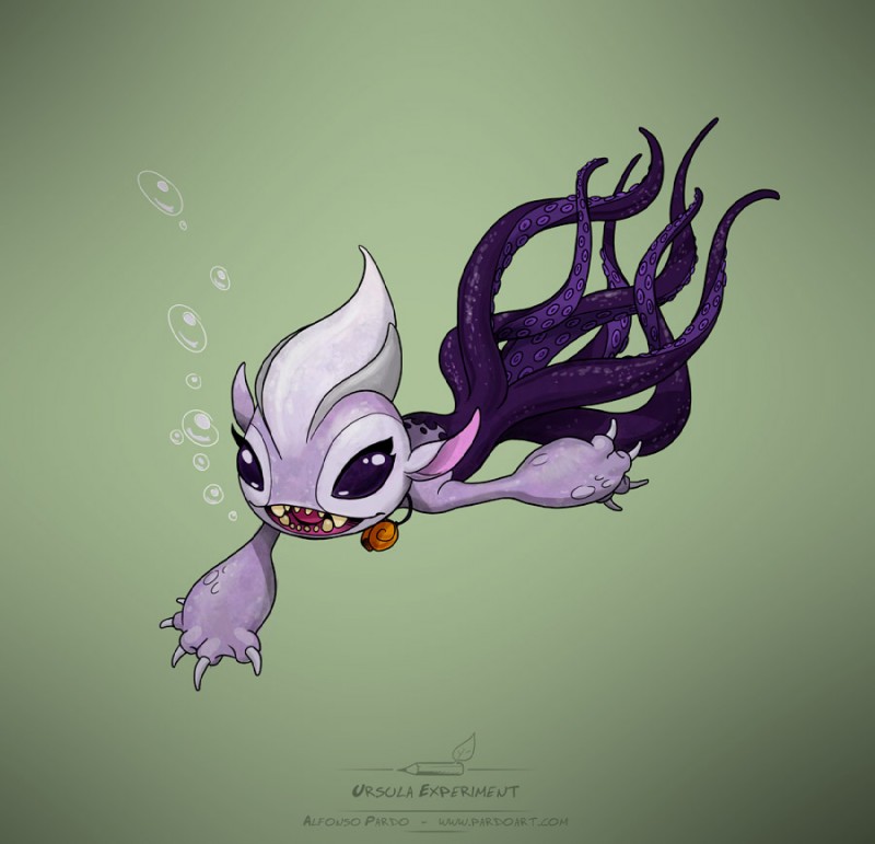 ursula (the little mermaid (1989) and etc) created by pardoart