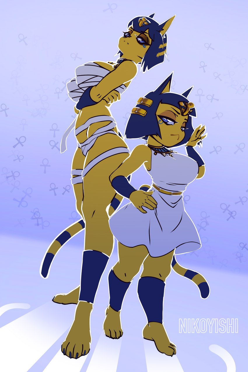 ankha (animal crossing and etc) created by nikoyishi