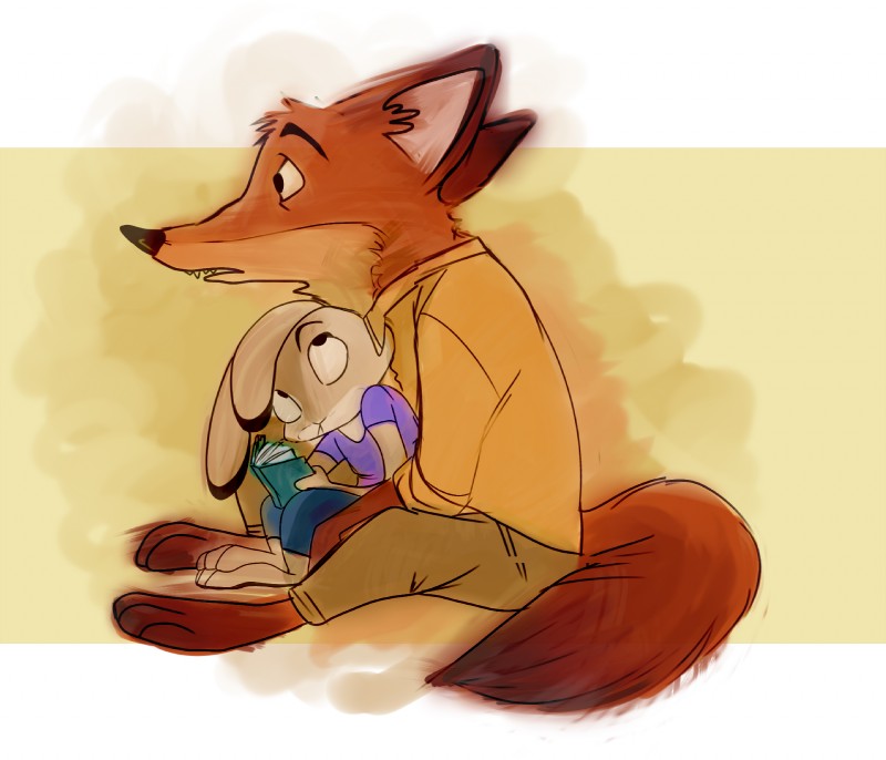 judy hopps and nick wilde (zootopia and etc) created by nicolaswildes (artist)