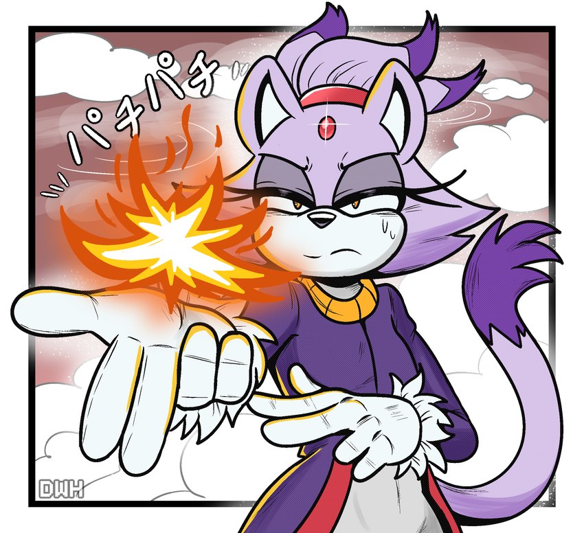 blaze the cat (sonic the hedgehog (series) and etc) created by darkwolfhybrid