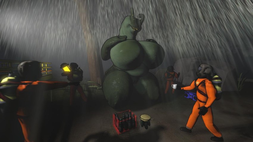 anthro areola big_areola big_breasts big_nipples boombox bottle boulder breasts container cup electronics female food gas_mask group huge_areola huge_breasts huge_nipples huge_thighs male mask mug nipples overweight pickle_(food) plant raining rock ship swamp thick_thighs tree vehicle watercraft fatredditor42 lethal_company decoy_suit_(lethal_company) slug_(wattchewant) animal_humanoid gastropod human humanoid mammal mollusk mollusk_humanoid slug 16:9 3d_(artwork) digital_media_(artwork) source_filmmaker_(artwork) widescreen