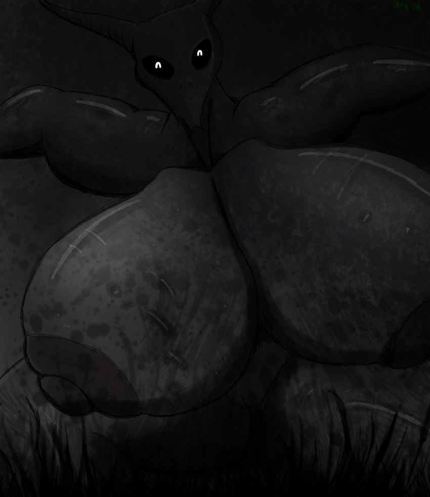 anthro areola big_areola big_breasts big_nipples bog bone breasts creepy_face dirty female genitals glowing glowing_eyes grass horn horror_(theme) huge_breasts hyper hyper_breasts mud muddy muscular muscular_anthro muscular_female nature nipples plant pussy scary skull skull_head solo swamp teratophilia thick_thighs vein veiny_breasts m4n bovid caprine demon goat mammal monster absurd_res hi_res