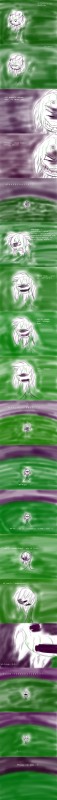 ambiguous_gender blood bodily_fluids confusion crying flower grin plant smile solo tears text upset wounded yelling animextremex undertale undertale_(series) flowey_the_flower elemental_creature flora_fauna absurd_res english_text hi_res long_image tall_image