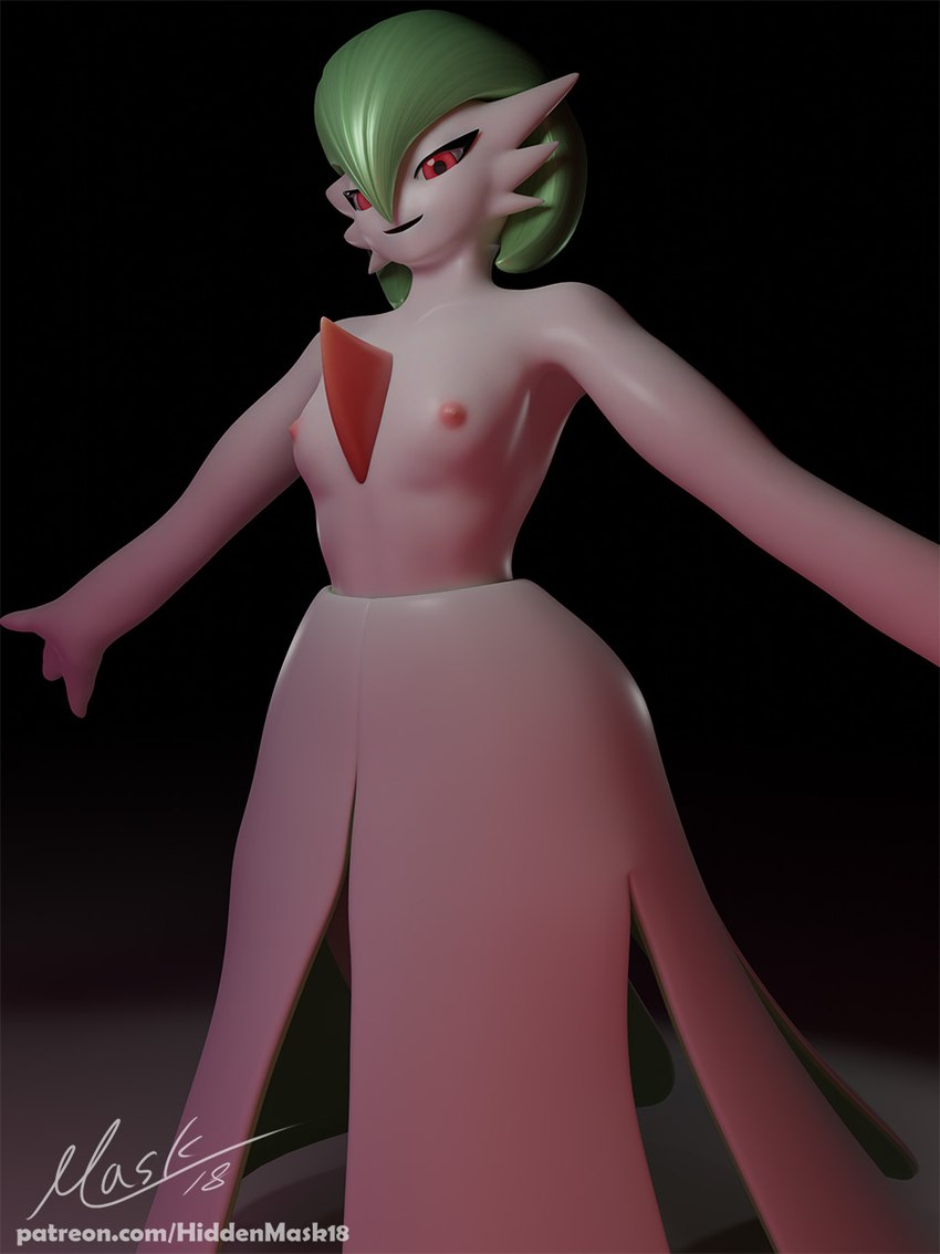 areola breasts clothed clothed/nude clothing exposure_variation female flat_chested hug nipples not_furry nude psychic solo hiddenmask18 nintendo pokemon gardevoir generation_3_pokemon humanoid pokemon_(species) 3d_(artwork) blender_(artwork) digital_media_(artwork) hi_res