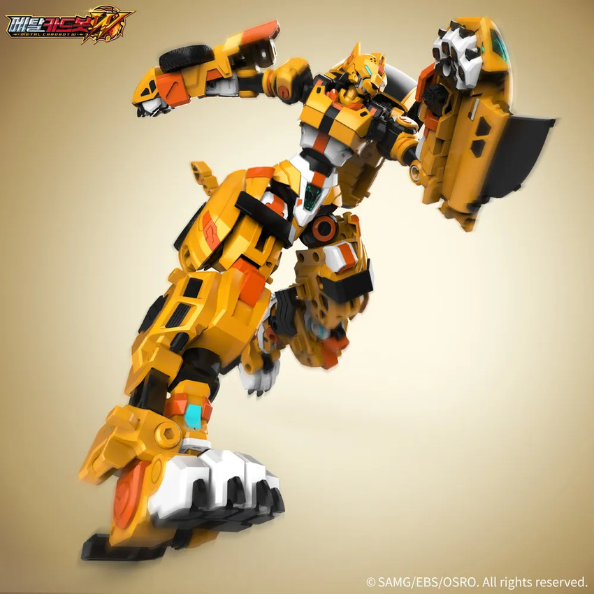 black_body blue_eyes claws female machine multicolored_body red_body running small_waist solo tail white_body wide_hips yellow_body unknown_artist metalcard_bot taki_(metalcard_bot) cheetah felid feline humanoid mammal robot robot_humanoid 3d_(artwork) digital_media_(artwork) official_art source_request