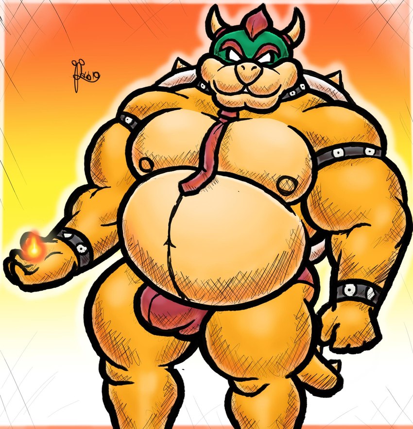 bowser (mario bros and etc) created by alanottaviano