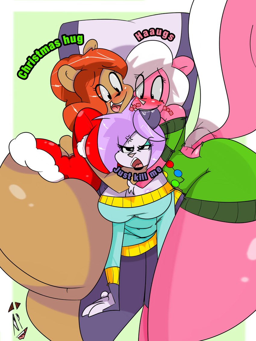 bimbette, fifi la fume, and julie bruin (tiny toon adventures and etc) created by inkit89