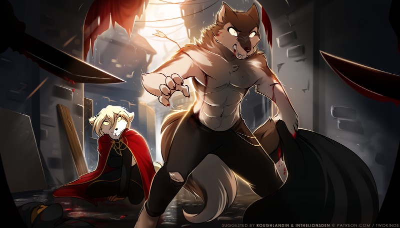 brutus and clovis (twokinds) created by tom fischbach