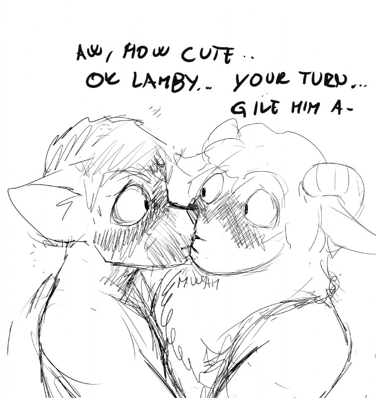 gay furry kiss