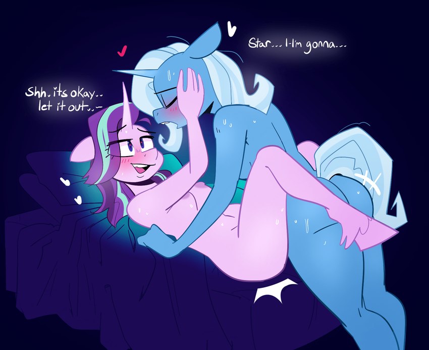 starlight glimmer and trixie (friendship is magic and etc) created by cassettepunk